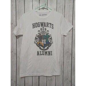 Harry Potter T Shirt Small ‘Hogwarts Alumni’ Graphic Licensed Wizard Houses